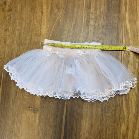 DANSKIN Ballet Tutu Skirt Girls 2-3 2T 3T Toddler Pink Pull On Tulle Satin Bows - Picture 7 of 10